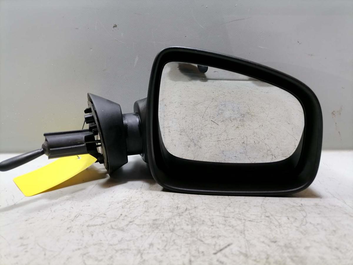 Dacia Sandero SD original Au&szlig;enspiegel rechts manuell schwarz unlackiert BJ09